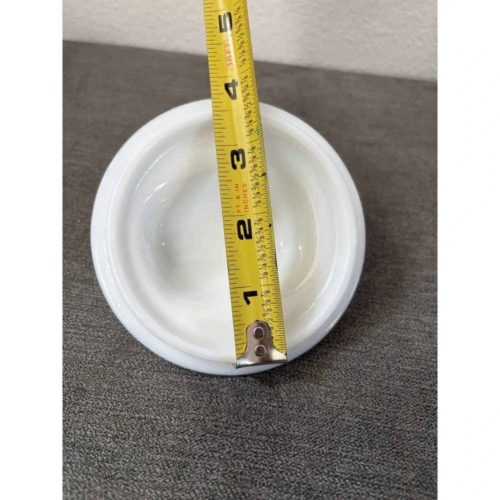 Vintage AVON Dove Nesting White Milk Glass Hen Trinket Candy Dish Lid - LID ONLY
